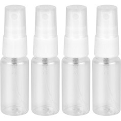 FOHOLA 4 x Sprühflaschen, 20 ml, caurspīdīgs, leer, nachfüllbarer Zerstäuber, Sprühflaschen, kleine Reise-Sprühflaschen, 4 Stück