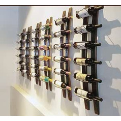 Linex Wall Wine Rack | Wooden Wine Rack for 6 Bottles Wine Bottle Holder Wooden Wine Rack Wall for Home Wine Rack Vin Shelf