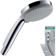 Hansgrohe Croma 100 Shower Head with 4 Jet Types Anti-Limescale Chrome