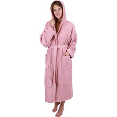 Betz BERLIN Terry Towelling Bathrobe with Hood for Men and Women 100% Cotton Sauna Bath Robe Long Bathrobe Sauna Gown