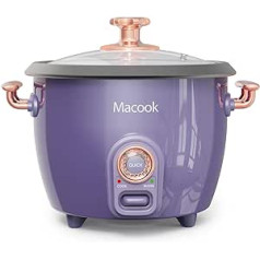 1.0L Mini Rice Cooker with Steamer, Non-Stick Cooker, Push Button Operation, Perfect for 1-4 People for Cooking Rice, Meat