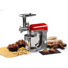 Ariete 4079 Accessories for Meat Grinder, Sausage and Pasta Press, Complete Accessory Set for Ariete Moderna Kneading Machine Mod. 1589 Grey
