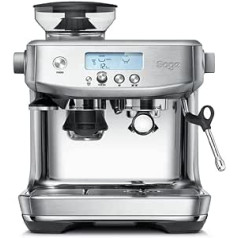 Sage Appliances SES878 the Barista Pro, portafilter machine, brushed stainless steel