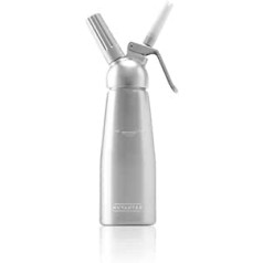 Innovee Cream Maker 500 ml, Professional Whipped Cream Dispenser Made of Aluminium, With 3 Decorative Nozzles and Dessert Recipes Uses standard N20 cartridges (not included).