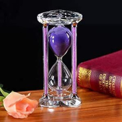 Falytemow 30 minūšu gaismas sirds formas smilšu pulkstenis kristāla smilšu pulkstenis olu smilšu pulkstenis virtuves bērnu zobu tīrīšanas skolas nodarbībām (violeta, 60 minūtes)