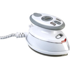 Sichler Haushaltsgeräte Travel Iron: Travel Steam Iron, 408W, 110/230 Volt, 40ml Water Tank, 3 Levels (Mini Travel Iron, Small Iron, Ironing Station)