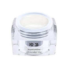 Nd24 Naildesign Premiumline Allround Gel Clear — 1-фазный гель — Allround — студийное качество — сделано в Германии — 15 мл