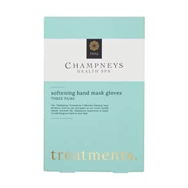 Champneys roku mīkstinātāju cimdi 3 pāri 3 x 12 ml