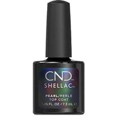 CND Лак для ногтей CND Shellac Top Coat с жемчужным эффектом 7,3 мл