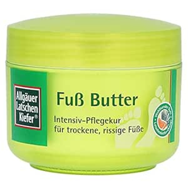 Allgäuer Latschenkiefer Foot Butter 200 ml Intensive Care with Shea Butter for Very Dry Feet Original Allgäuer Latschenkiefer