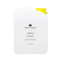 Km-Nails Cleaner Прозрачная канистра 2500 мл, сменный блок для бутылочек, дозаторов и т. д.