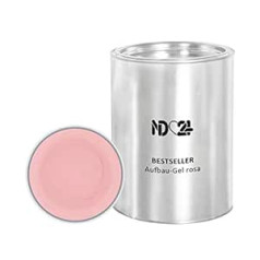 Nd24 Naildesign Builder Gel Pink biezas viskozitātes UV nagu želeja ražota Vācijā (1000 ml)