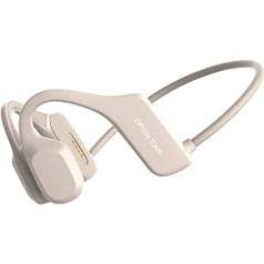 Bone Sound Austiņas Bezvadu Bluetooth Bone Conduction Austiņas Atvērtas auss Austiņas Bluetooth Sports Ūdensizturīgas Bezvadu Austiņas Bone Sound Bluetooth Skriešanai Skriešana Riteņbraukšana Sporta zāle Balta