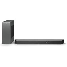 Philips TAB8507/10 Soundbar 3.1 Kabelloser zemfrekvences skaļrunis, Dolby Atmos, Cinematiischer skaņa, HDMI eARC, 600 W