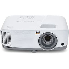 Viewsonic PA503W 3D Heimkino DLP Beamer (WXGA, 3600 ANSI Lumen, HDMI, 2 vati Lautsprecher, 1,1 x optiskā tālummaiņa) weiß-grau