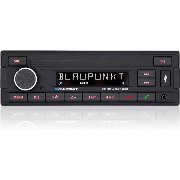 Blaupunkt Valencia 200 DAB BT | DAB+, Bluetooth, RDS uztvērējs, brīvroku, USB, Aux-In