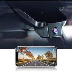 Fitcamx Dashcam 4K piemērota Yaris & Yaris Cross 2023 2022 2021 2020 XP210 4th Gen, OEM Dash Camera Car 2160P UHD video WiFi automašīnas kamera, nakts redzamība, G sensors, cilpas ierakstīšana, Plug & Play, 64 GB