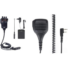CB Radio PNI Escort HP 62 and PNI PB-HP62 Accessory Kit PNI-PACK91 & Microphone with Speaker PNI MHS60 with 2 Pins Type PNI-M