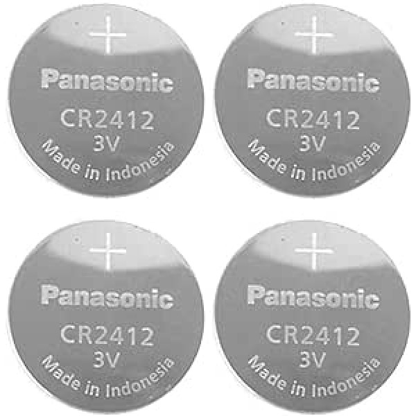 Panasonic CR2412 3 V litija bateriju komplekts 1 x (4 Stück) = 4 vienreizējas lietošanas akkus