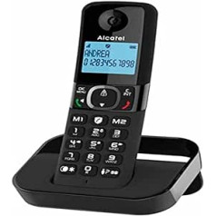 Alcatel F860 melns telefons