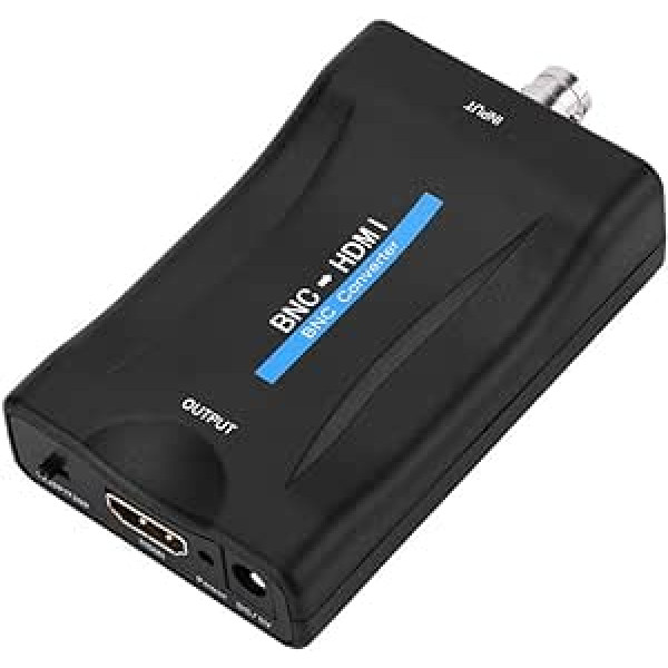 BNC to HDMI Converter Display HD 1080P / 720P Video Adapter Surveillance Monitor for PS2, PS3, PSP, WII, XBOX360