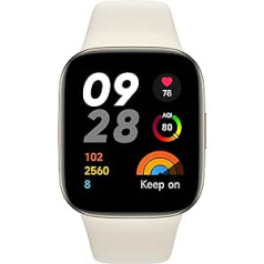 Xiaomi Redmi Watch 3 bēšs, balts, parasts, balts