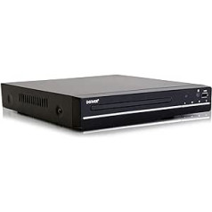 Denver DVH-7787 Lielbritānijas versija — kompakts DVD atskaņotājs, vairāku reģionu/visi reģioni, Full HD 1080p mērogošana, HDMI, Scart un kompozītu video pieslēgvietas, USB ports un tālvadības pults — jaunums 2020. gadam