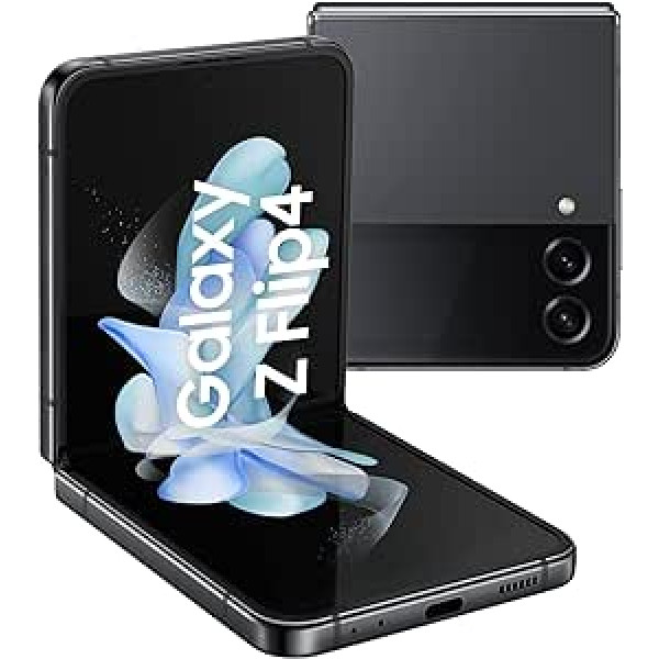 Samsung Galaxy Z Flip4 5G viedtālrunis Android Flip mobilais tālrunis 128GB grafīts + 36 mēnešu garantija [ekskluzīva Amazon]