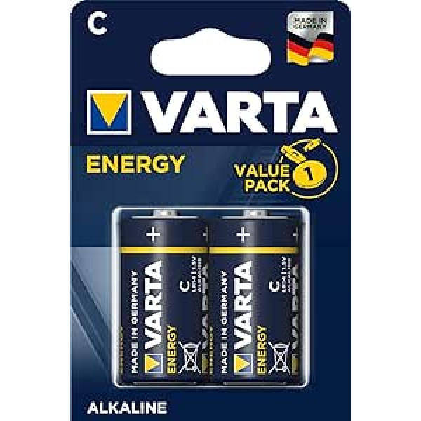 Varta 0568082 Baterijas 1,5 V LR14/C 2X