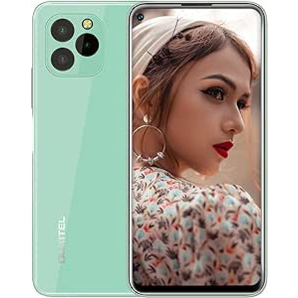 Viedtālrunis OUKITEL C21 Pro bez līguma Android 11.0 4 GB + 64 GB 4000 mAh āra mobilais tālrunis 6,39 HD+ mobilie tālruņi bez SIM kartes (zaļi)