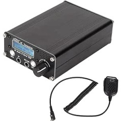 Bewinner Mobile transceiver, QRP RF transceiver Amateur amateur amateur radio SDR 8-band full-mode RF SSB-QRP radio transceiver for signal receiver Built-in antenna tuner