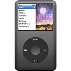 Apple iPod Classic, 7th Gen, 160GB - Schwarz (Generalüberholt)