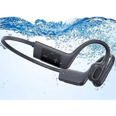 BEARTAIN Bone Sound Headphones Bluetooth 5.3 Swimming Headphones Underwater IP68 Swimming Waterproof Headphones Wireless for MP3 Built-in 32GB Memory Perfect for Swimming Running
