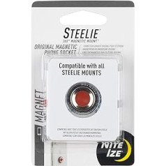 Nite Ize IZE STSM-11-R7 NI-STSM-11-R7 Steelie Magnetische Gelenkfassung Klebepad Handy-Kfz-Halterung, Silber