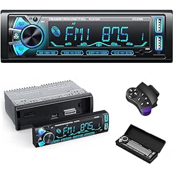 RDS Bluetooth automašīnas radio