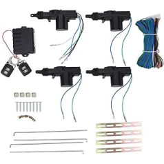 4-Door Central Locking System Car Keyless Entry Kit Car Universal Door Lock Kit with Lightweight Anti-Theft Device