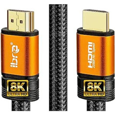 Oranžs 2.1 variants HDMI kabelis