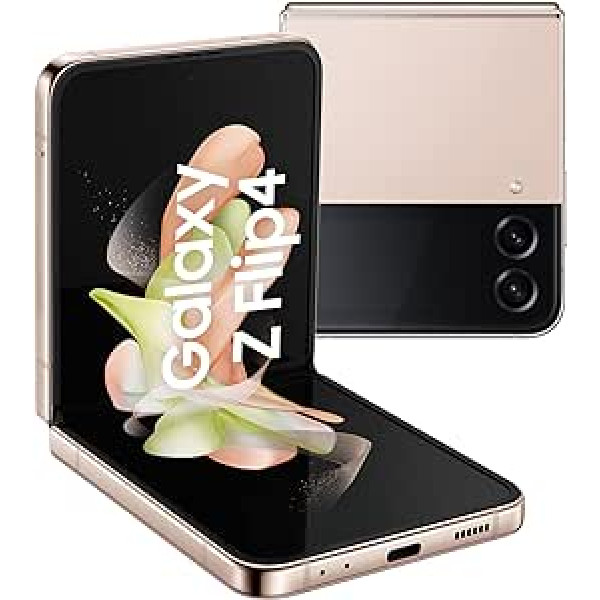 Samsung Galaxy Z Flip4 5G viedtālrunis Android Flip mobilais tālrunis 128GB Pink Gold