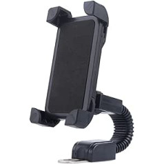 'Eaton Motorcycle Phone Holder 360 ° Rotating Motorrad mount for Mobile Phone/Sat Nav/GPS etc., black