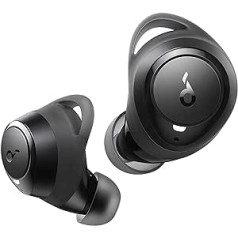 Soundcore Life A1 In Ear Bluetooth kopfīrs, bezvadu austiņas ar Individuellem skaņu, 35H Wiedergabe, Kabelloses Aufladen, USB-C uzlāde, IPX7 Wasserschutz, Tastensteuerung (Generalüberholt)