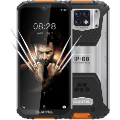 OUKITEL WP6 (2020), IP68 āra viedtālrunis bez līguma — 10 000 mAh akumulators (18 W ātra uzlāde), 48 MP četrkāršu kamera, 6,3 collu FHD+ ekrāns, izturīgs mobilais tālrunis, divas SIM kartes, GPS, Wi-Fi