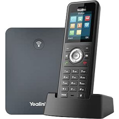 Yealink W79P DECT IP Telephone System (W70B Basis + W59R Handset) Black