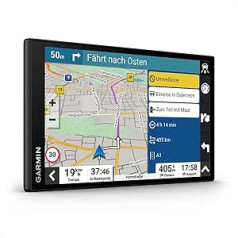 Garmin DriveSmart 76 MT-S navigācijas ierīce ar lielu 7 collu HD displeju, 3D Eiropas kartes ar vides zonām, reāllaika satiksmes informāciju, balss un vadītāja palīdzību (atjaunots)