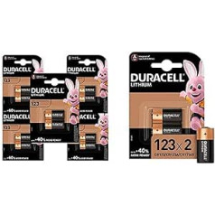 Duracell Lithium 123 Batteries Pack of 12