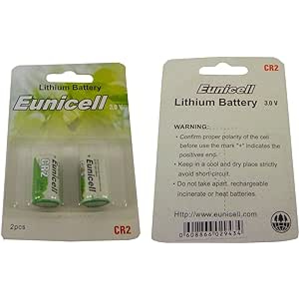 Eunicell Lithium Batterien CR2 3 V 8 x