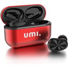 Umi. Essentials TWS Bluetooth 5.0 IPX7 W5s bezvadu in-ear austiņas iPhone Samsung, Huawei ar patentētu viedo metāla uzlādes korpusu