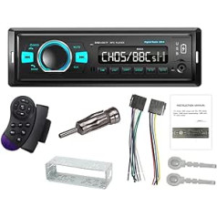 NC 1 DIN automašīnas radio stereo DAB/DAB+/FM uztvērējs Auto digitālā radio sistēma BT4.2 U-Disk TF Crad MP3 atskaņotājs Dual USB ports