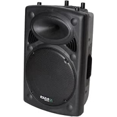 Ibiza - SLK15A-BT - 15"/38 cm, 800 W Plug & Play aktīvais skaļrunis ar integrētu pastiprinātāju - Bluetooth, USB, SD un AUX - melns