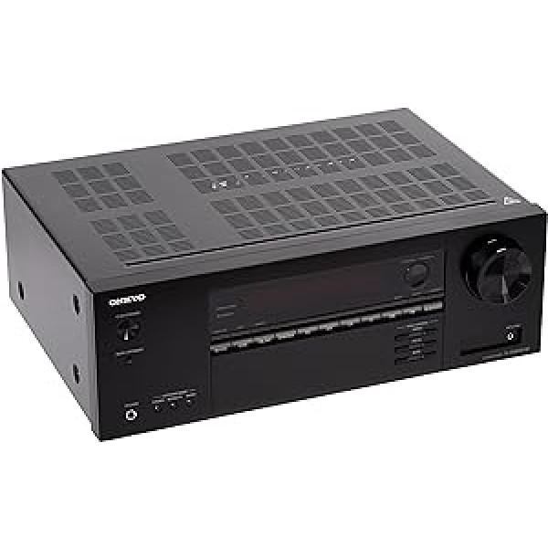 Onkyo TX-SR494DAB 7.2 kanālu AV uztvērējs (Bluetooth, DTS:X, Hi-Res, Dolby Atmos, DAB+), melns