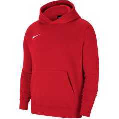 Nike Park 20 Fleece Hoodie Junior CW6896 657 sporta krekls / sarkans / XL (158-170 cm)